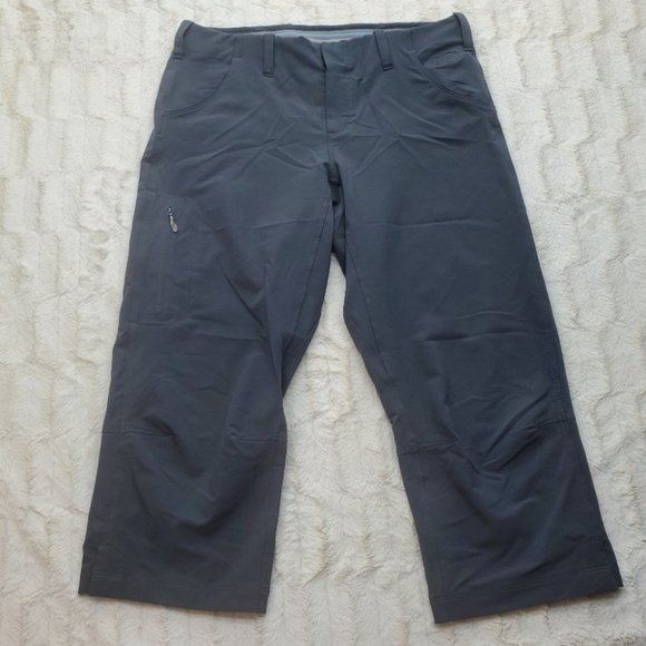The North Face Women's Hiking Pants Capris Ripstop Athletic Stretch Size 8 US - Picture 1 of 10